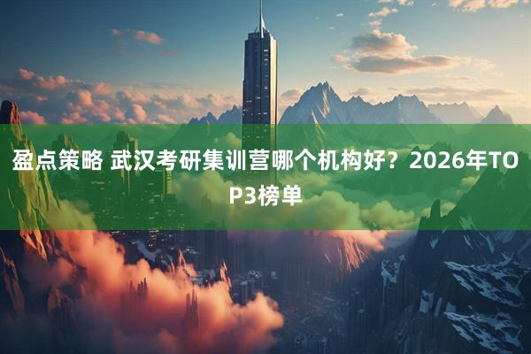 盈点策略 武汉考研集训营哪个机构好？2026年TOP3榜单