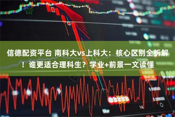 信德配资平台 南科大vs上科大:核心区别全拆解!谁更适合理科生?学业+前景一文读懂